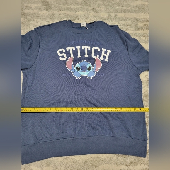 Stitch Graphic Women's Sweater - Blue - Picture 8 of 10